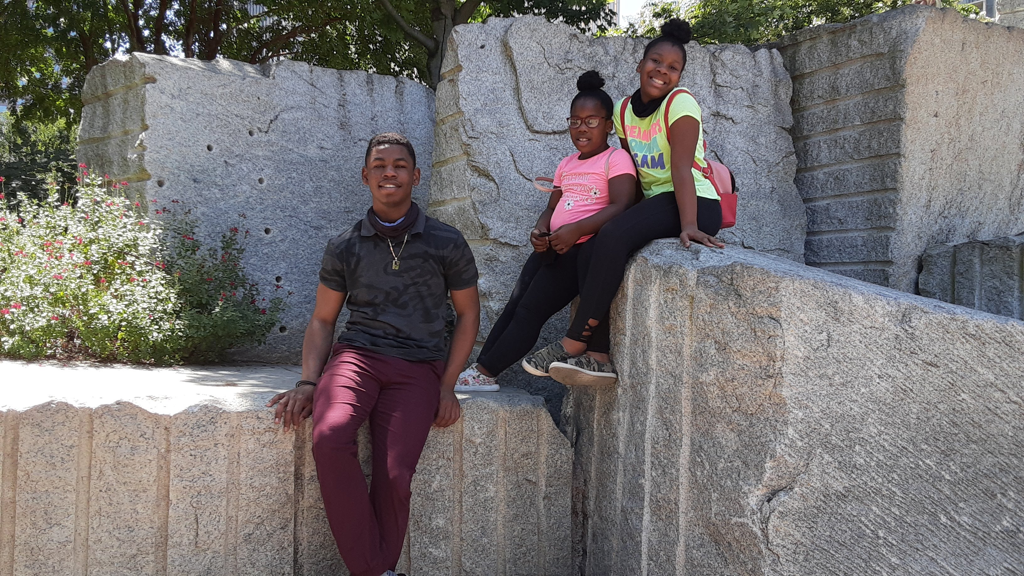 Ann-Dashna performing violin at her first concert